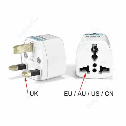 UK Plug Adapter US EU AU To UK