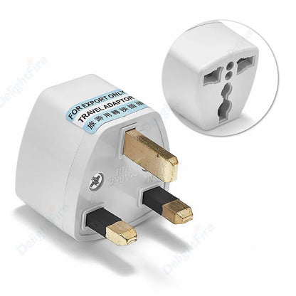 UK Plug Adapter US EU AU To UK