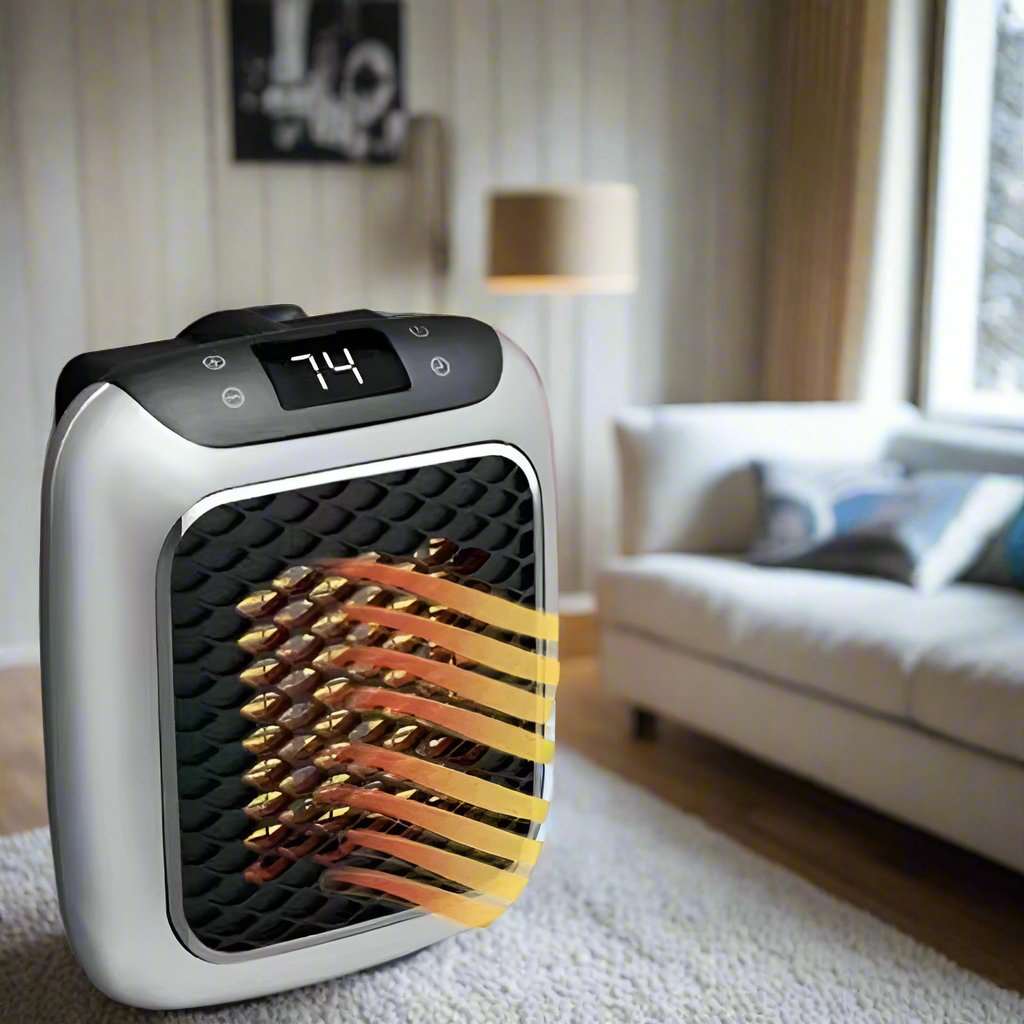 MaxHeat 800W Wall Heater - Eternal Slumber heating a living room