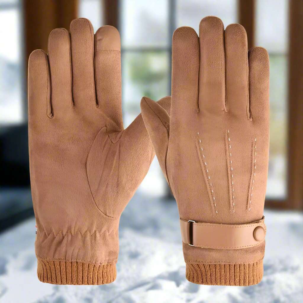 Suede Winter Warmth Gloves - Eternal Slumber