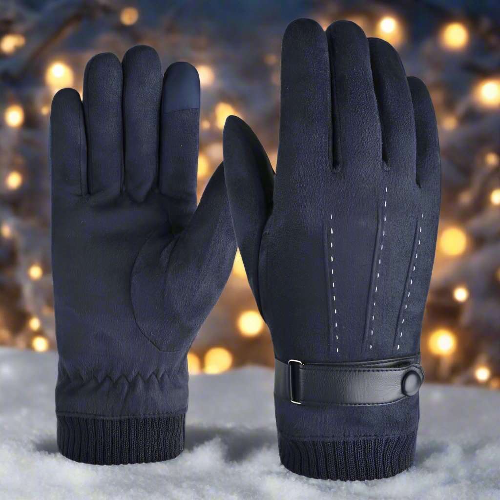 Suede Winter Warmth Gloves - Eternal Slumber