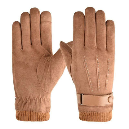 Suede Winter Warmth Gloves - Eternal Slumber