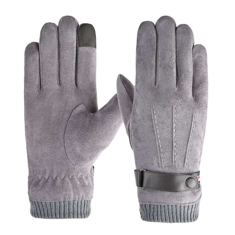 Suede Winter Warmth Gloves - Eternal Slumber