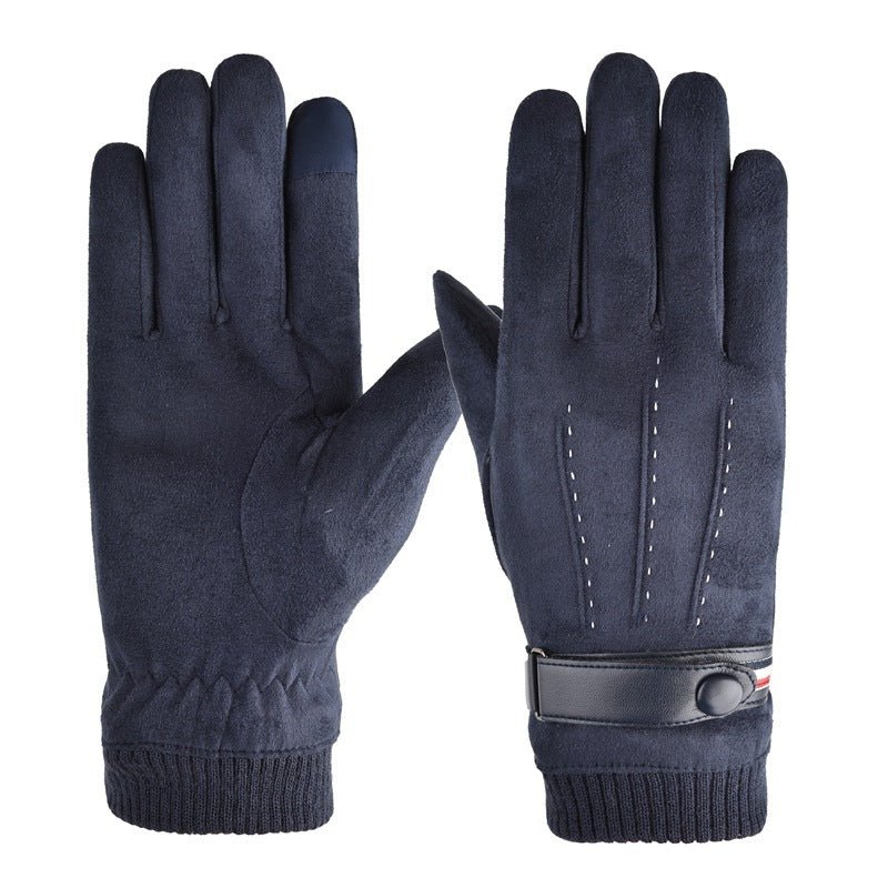 Suede Winter Warmth Gloves - Eternal Slumber