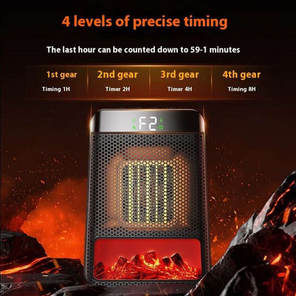 Volcano Flame 1500W Heater - Eternal Slumber